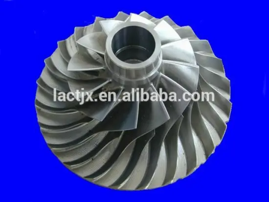 Qualified OEM CNC Machining Service CNC Parts Impeller 5 axis CNC Machining