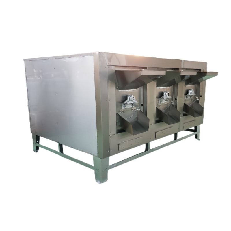 Cocoa Bean and Nut Roasting Machine: Chickpea, Macadamia, Peanut, Almond, Cashew Roaster
