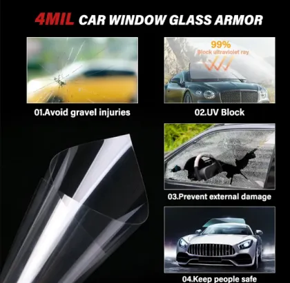 Car Windshield Armor PET Safety Window Protection Film
