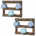 Kitchen Organization Mug Rack for Wall with 18 Hooks Manufactory