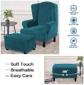 Stretch Rectangle Folding Storage Covers Ottoman Slipcovers