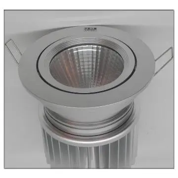 Dimmable siliver aluminum housting 25w cob led down LC7925