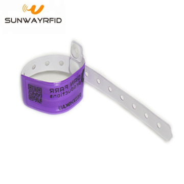 13.56Mhz RFID PVC Disposable NFC Wristband