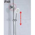Chrome Bathroom Thermostatic Water Shower Set