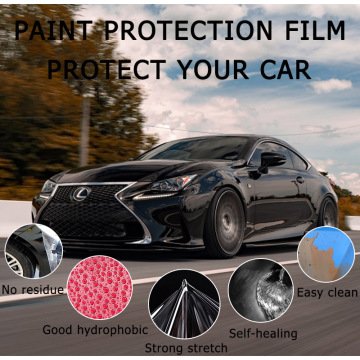Super glossy paint protection film
