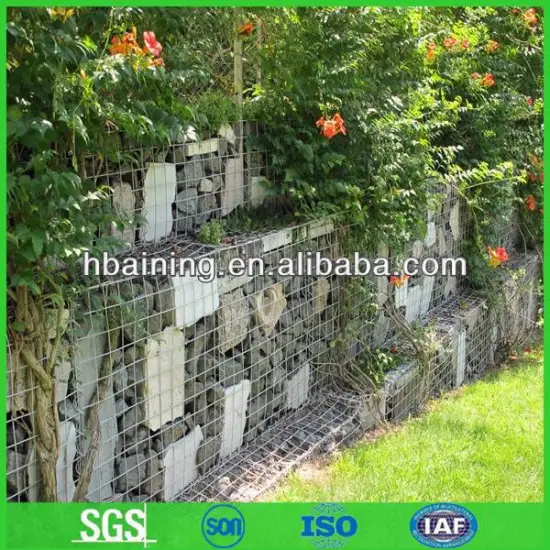 Welded Galvanized Gabion Wire Mesh Basket