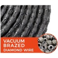 Precisión Diamond Cabina de cable Cortero Vacú Beeds Beads Sierra de alambre