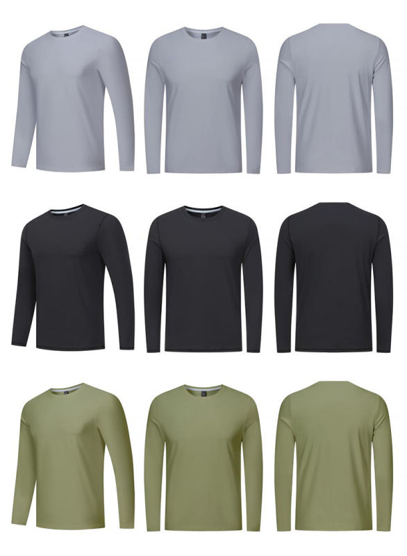 Quick Dry Breathable Running Sport Gym Long Tops