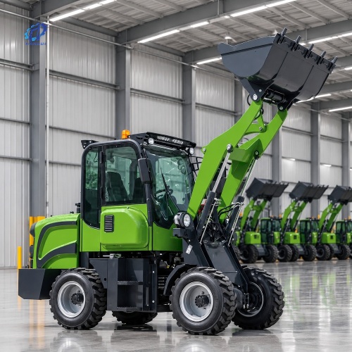 1000kg Elektrikli Yükleyici4'ü 1 Arada Kova ve Kabin