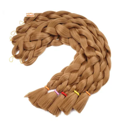 darling synthetic hair braiding , jumbo crochet braid hair yaki straight