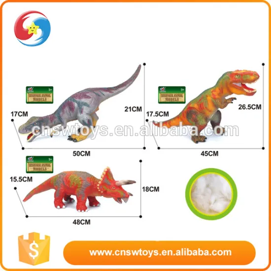 20 inch plush toy dinosaur soft vinyl skin save for kid play