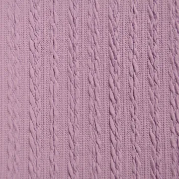 ผ้าถัก Jacquard ลายสแปนเด็กซ์โพลีเอสเตอร์ที่เป็นของแข็ง