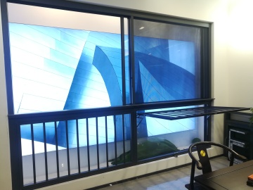 SMIRO Modern office aluminum six-track sliding window
