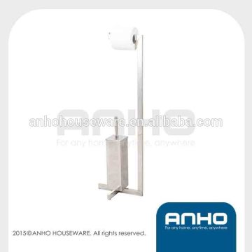 Stainless Steel Toilet Brush and Holder Paper Roll Holder