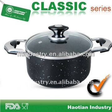 Non stick sauce pot with induction base