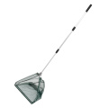 150cm Retractable Fishing Net Aluminum Telescoping Foldable Landing Net Pole Folding Landing Boat Fishing Net for Fly Fishing