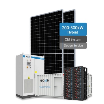 High Efficiency Hybrid Solar System: Commercial Solar Energy Solutions 50Kw-500Kw with Storage Batteries