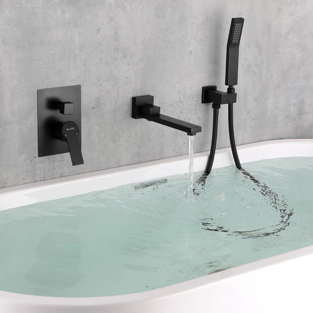 Wall mount tub faucet 88030b 1