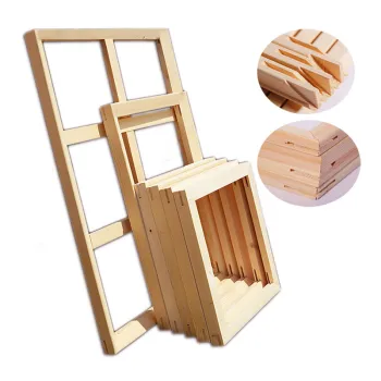 Practical Blank Wooden Frame for Canvas Oil Painting Inner Frame Nature DIY Art Frame Picture Home Decor