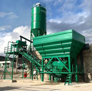 SDCAD Customized Mobile Concrete Batching Plant 100m³/h Dry Mixing Station for Norwegian Customer