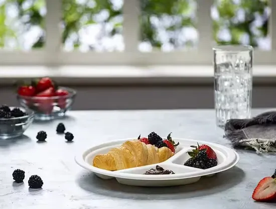 Printed Fast Food Plates Made From Sustainable Pulp