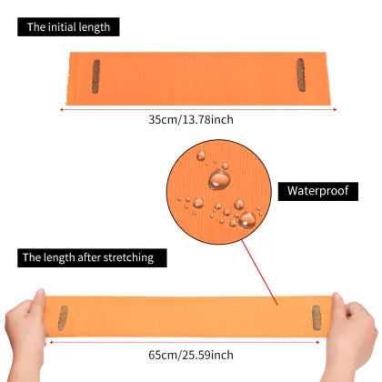 Orange Disposable Salon Haircut Neck Paper - Professional Barber Tools