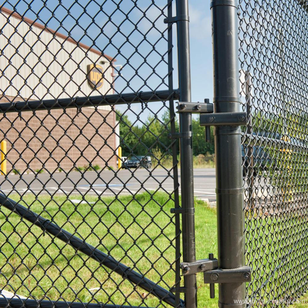 Green Vinyl Chain Link Fence Fabirc