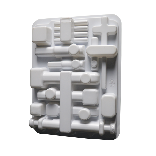 OEM production vacuum thermoforming blister tray custom PET