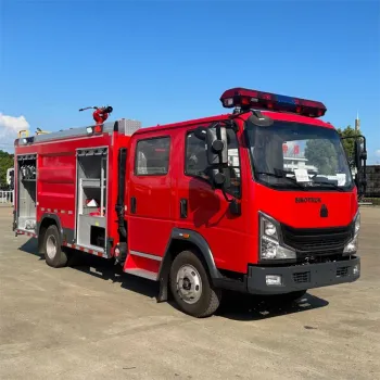 ZZ1047D3815C1R45 HOWO Light Duty Fire Fighting Truck for Ethiopia
