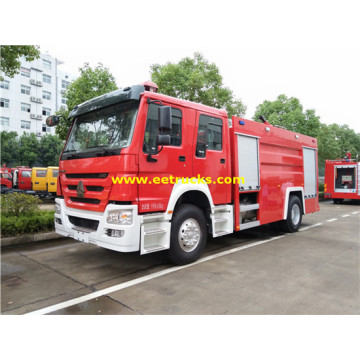 Camiones de la lucha contra el fuego de 7000L 280hp SINOTRUK