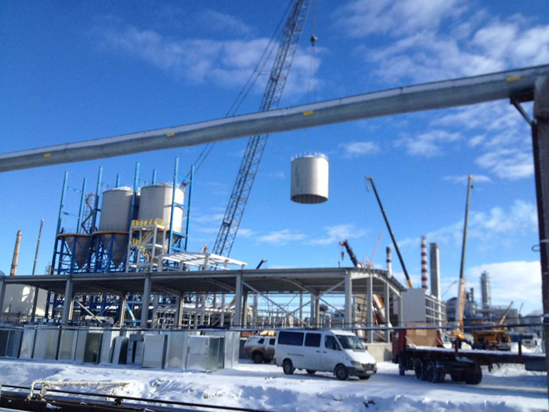 PVC -Pelletstaspekte Silo Edelstahl Silo