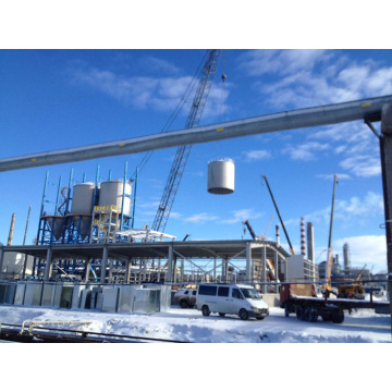 PVC -Pelletstaspekte Silo Edelstahl Silo
