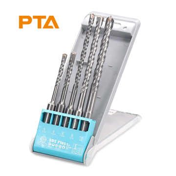 5pcs SDS Plus Hammer Drill Bit Set for Masonry Drilling
