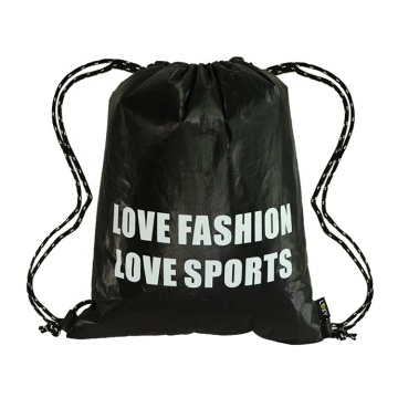 Mochila de ginástica personalizada com logotipos - bolsa impressa de traço de nylon