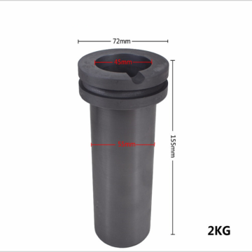 China Manufacturer High Purity Carbon Graphite Crucible 2kg for Melting