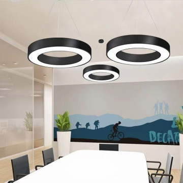 Custom Circle Hanging Lamp: Dimming 800mm Chandeliers & Pendant Lights for Hotels