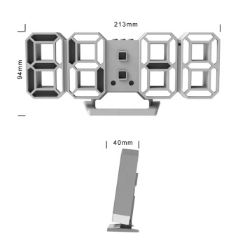 Fuzhou Factory Price Digital 3D LED Wall Clocks