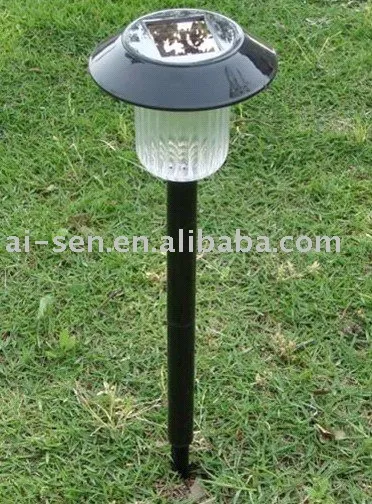 plastic solar lawn light