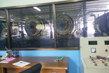 non-pullution waste tires pyrolysis machinery