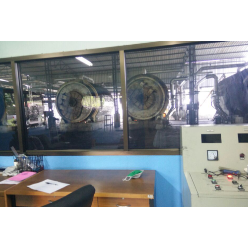 non-pullution waste tires pyrolysis machinery