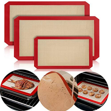 Tappetino da pasticceria in silicone resistente di grado alimentare per impasto e cottura a rotolamento