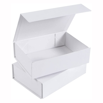 Folding Paper Gift Box with Magnetic Lid and Custom Logo