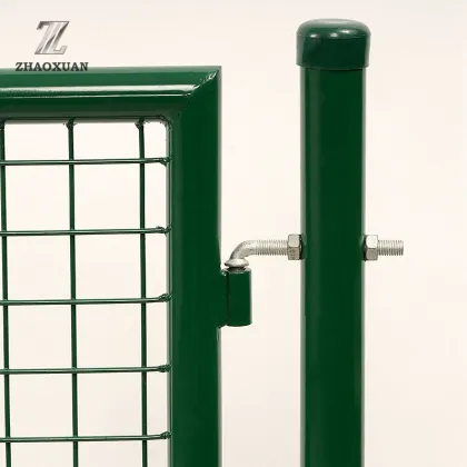 Dark Green Garden Gate Round Tubes