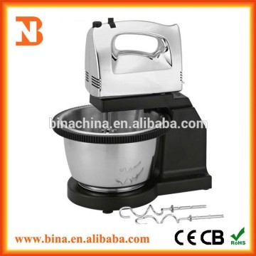Hand mixer with stand self-rotating Bowl
