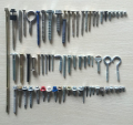 Kuning zink plated Chipboard screws