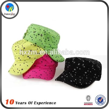 2015 womens fashion military cap hat