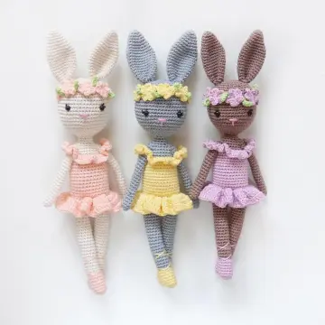 Customized Handmadex Bunny Amigurumi Crochet Rabbit Doll