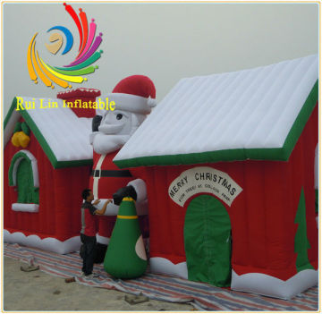 2014 The newest product hard-wearing quality kids games christmas inflatable houses