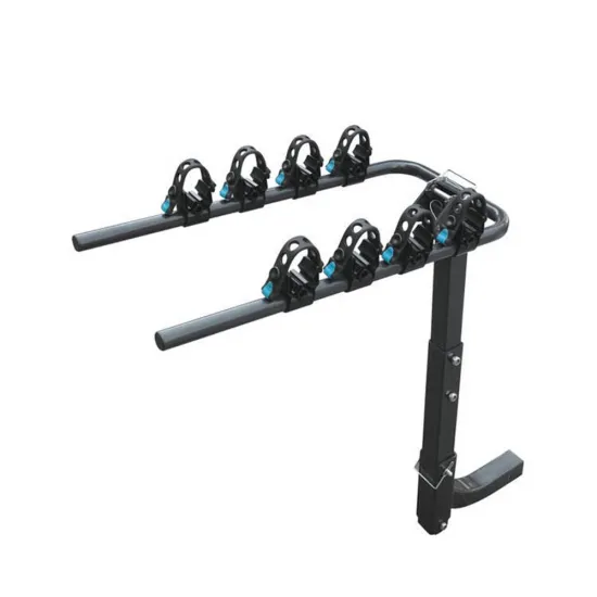 4-Bike Hitch Rack with Fold-Vertical Design and 2'' Receiver