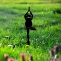 Metal Yoga Kurbağa Bahçe Kazıkları